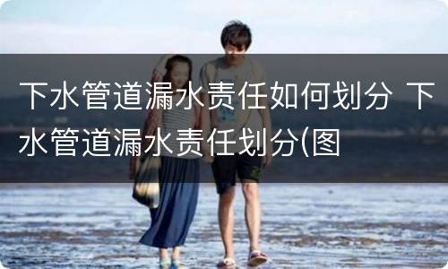 下水管道漏水责任如何划分 下水管道漏水责任划分(图