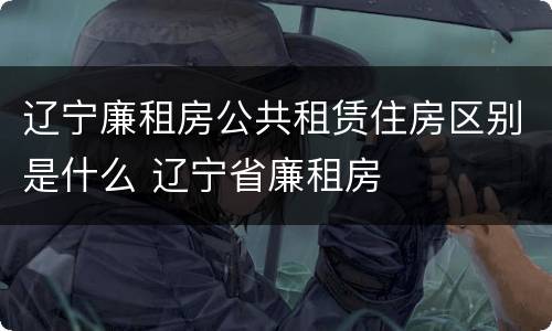 辽宁廉租房公共租赁住房区别是什么 辽宁省廉租房