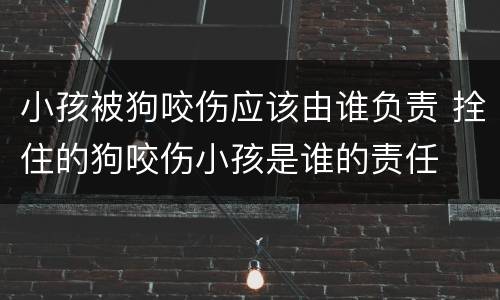 小孩被狗咬伤应该由谁负责 拴住的狗咬伤小孩是谁的责任