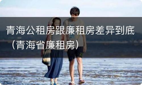 青海公租房跟廉租房差异到底（青海省廉租房）