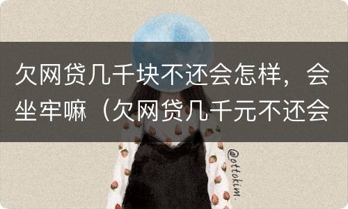 欠网贷几千块不还会怎样，会坐牢嘛（欠网贷几千元不还会怎样）