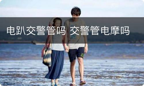 电趴交警管吗 交警管电摩吗