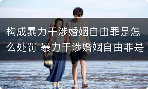 构成暴力干涉婚姻自由罪是怎么处罚 暴力干涉婚姻自由罪是行为犯吗