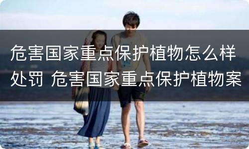 危害国家重点保护植物怎么样处罚 危害国家重点保护植物案