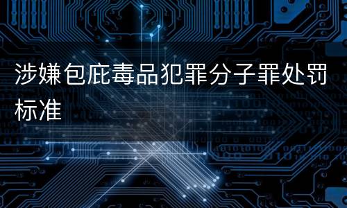 涉嫌包庇毒品犯罪分子罪处罚标准