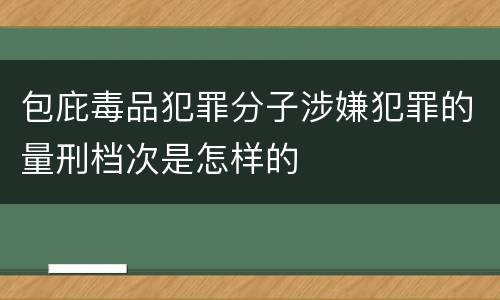 包庇毒品犯罪分子涉嫌犯罪的量刑档次是怎样的