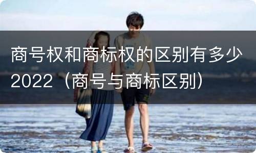 商号权和商标权的区别有多少2022（商号与商标区别）