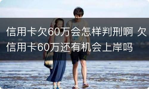 信用卡欠60万会怎样判刑啊 欠信用卡60万还有机会上岸吗