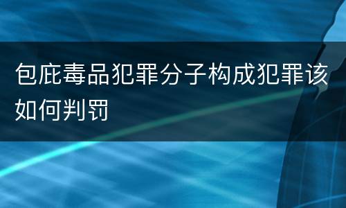 包庇毒品犯罪分子构成犯罪该如何判罚