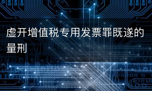 虚开增值税专用发票罪既遂的量刑