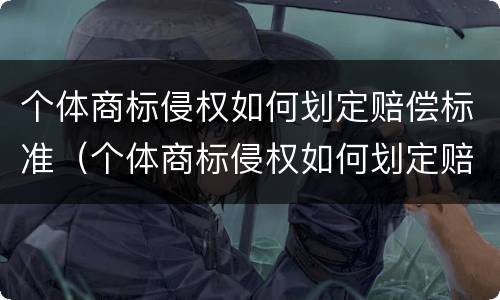 个体商标侵权如何划定赔偿标准（个体商标侵权如何划定赔偿标准）