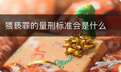 猥亵罪的量刑标准会是什么