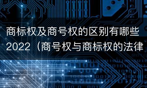 商标权及商号权的区别有哪些2022（商号权与商标权的法律冲突与解决）