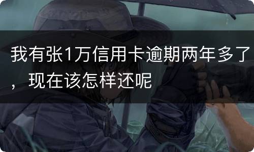 我有张1万信用卡逾期两年多了，现在该怎样还呢
