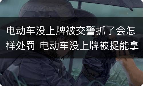 电动车没上牌被交警抓了会怎样处罚 电动车没上牌被捉能拿回来么