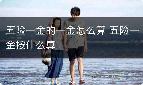 五险一金的一金怎么算 五险一金按什么算
