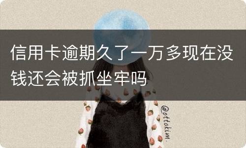 信用卡逾期久了一万多现在没钱还会被抓坐牢吗