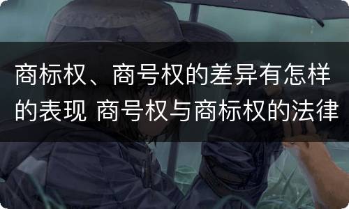 商标权、商号权的差异有怎样的表现 商号权与商标权的法律冲突与解决