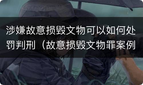 涉嫌故意损毁文物可以如何处罚判刑（故意损毁文物罪案例）