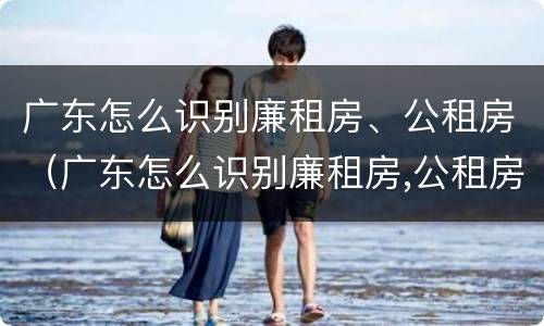广东怎么识别廉租房、公租房（广东怎么识别廉租房,公租房在哪里）