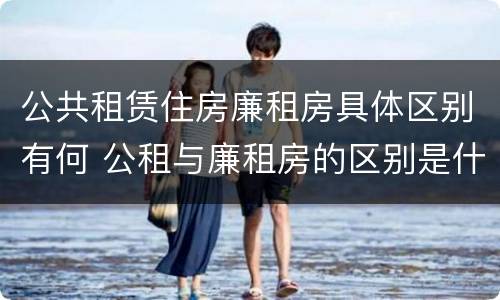 公共租赁住房廉租房具体区别有何 公租与廉租房的区别是什么