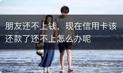 朋友还不上钱，现在信用卡该还款了还不上怎么办呢
