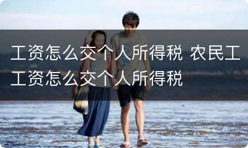 工资怎么交个人所得税 农民工工资怎么交个人所得税