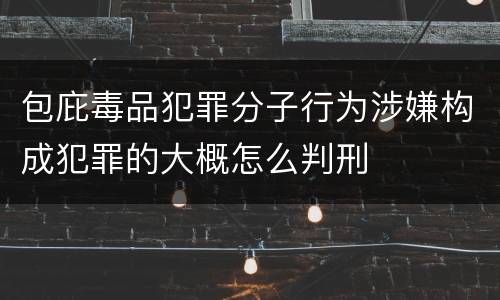 包庇毒品犯罪分子行为涉嫌构成犯罪的大概怎么判刑
