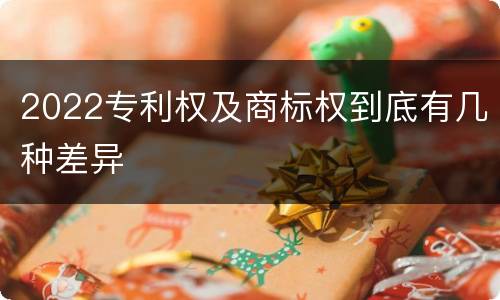 2022专利权及商标权到底有几种差异