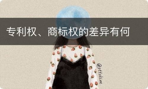 专利权、商标权的差异有何