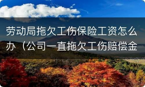 劳动局拖欠工伤保险工资怎么办（公司一直拖欠工伤赔偿金怎么办）