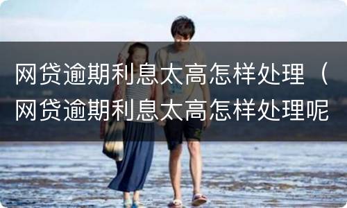 网贷逾期利息太高怎样处理（网贷逾期利息太高怎样处理呢）