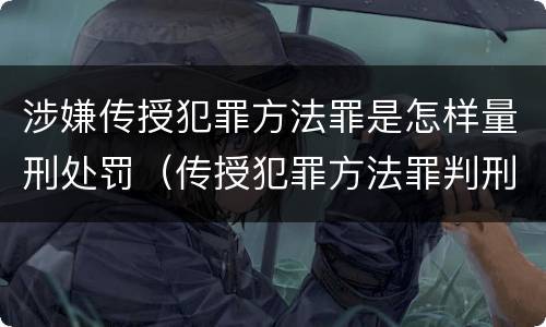涉嫌传授犯罪方法罪是怎样量刑处罚（传授犯罪方法罪判刑案例）