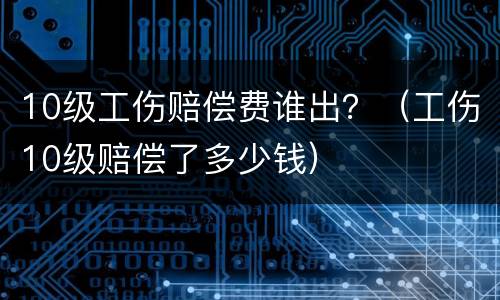 10级工伤赔偿费谁出？（工伤10级赔偿了多少钱）