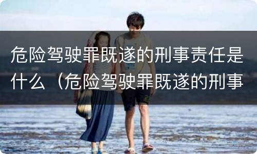 危险驾驶罪既遂的刑事责任是什么（危险驾驶罪既遂的刑事责任是什么意思）