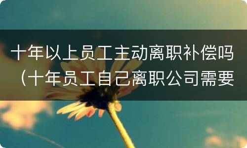 十年以上员工主动离职补偿吗（十年员工自己离职公司需要补偿吗）