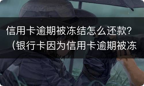 信用卡逾期被冻结怎么还款？（银行卡因为信用卡逾期被冻结怎么办）