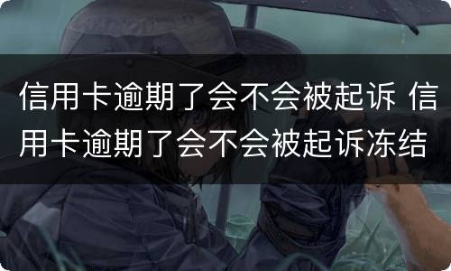 信用卡逾期了会不会被起诉 信用卡逾期了会不会被起诉冻结别的银行卡