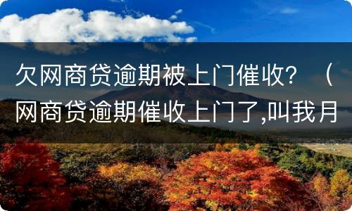 欠网商贷逾期被上门催收？（网商贷逾期催收上门了,叫我月底还,不还报警）