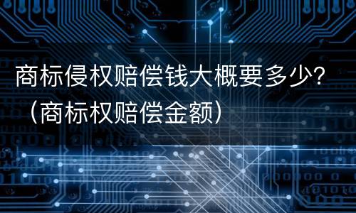 商标侵权赔偿钱大概要多少？（商标权赔偿金额）
