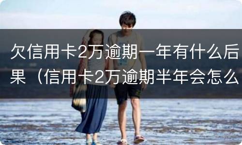 欠信用卡2万逾期一年有什么后果（信用卡2万逾期半年会怎么办）