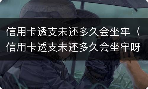 信用卡透支未还多久会坐牢（信用卡透支未还多久会坐牢呀）