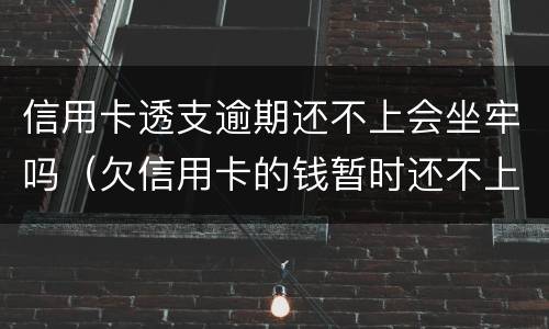 信用卡透支逾期还不上会坐牢吗（欠信用卡的钱暂时还不上会坐牢吗）