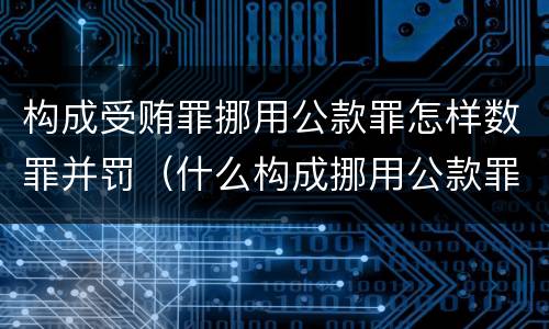 构成受贿罪挪用公款罪怎样数罪并罚（什么构成挪用公款罪）