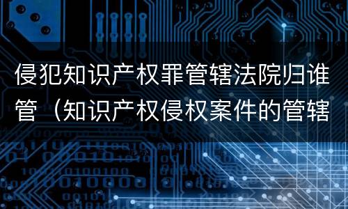 侵犯知识产权罪管辖法院归谁管（知识产权侵权案件的管辖）