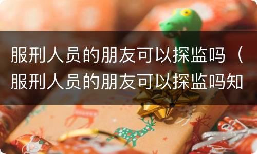 服刑人员的朋友可以探监吗（服刑人员的朋友可以探监吗知乎）