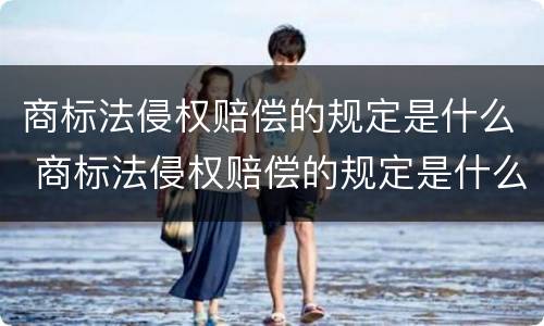 商标法侵权赔偿的规定是什么 商标法侵权赔偿的规定是什么呢
