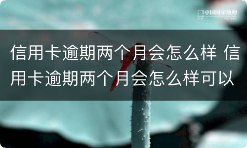 信用卡逾期两个月会怎么样 信用卡逾期两个月会怎么样可以分期还吗