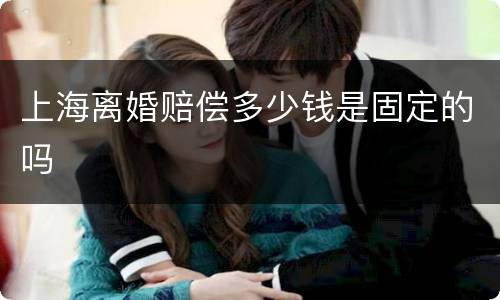 上海离婚赔偿多少钱是固定的吗