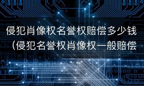 侵犯肖像权名誉权赔偿多少钱（侵犯名誉权肖像权一般赔偿多少钱）